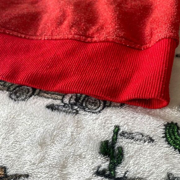 Original use red long sleeve casual pullover women’s sweater size s front pocket - Picture 7 of 11